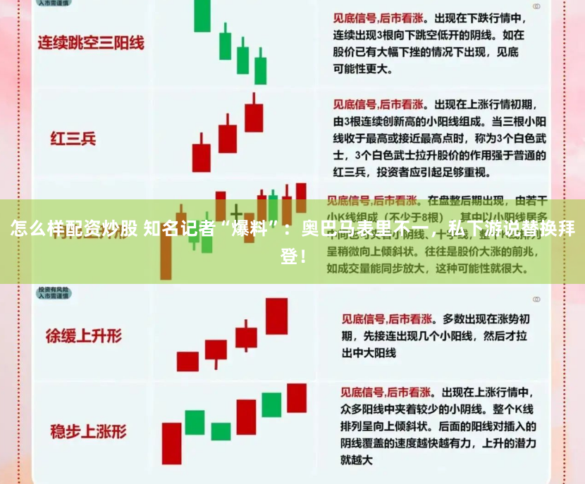怎么样配资炒股 知名记者“爆料”:奥巴马表里不一,私下游说替换拜登!