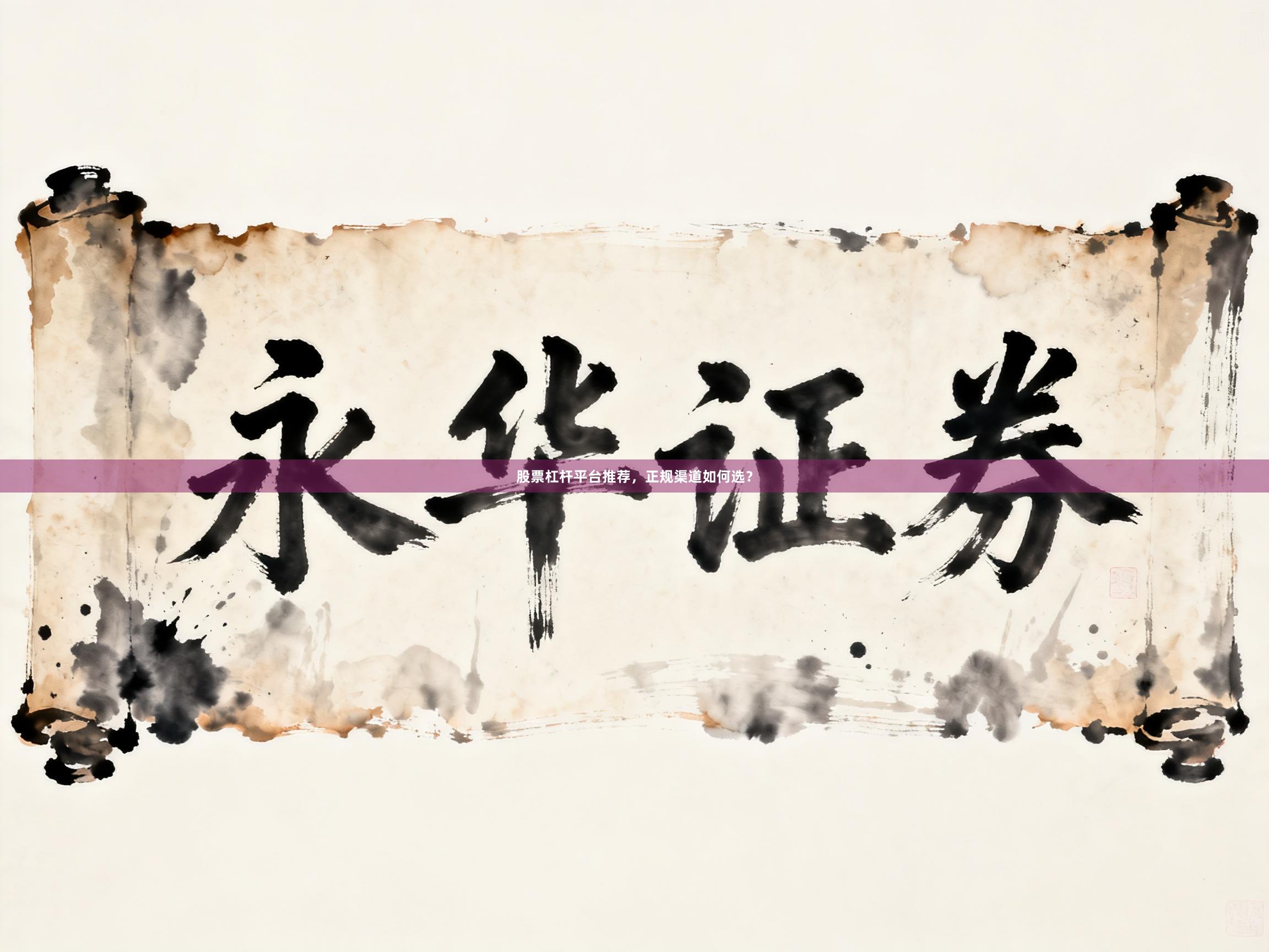 股票杠杆平台推荐，正规渠道如何选？