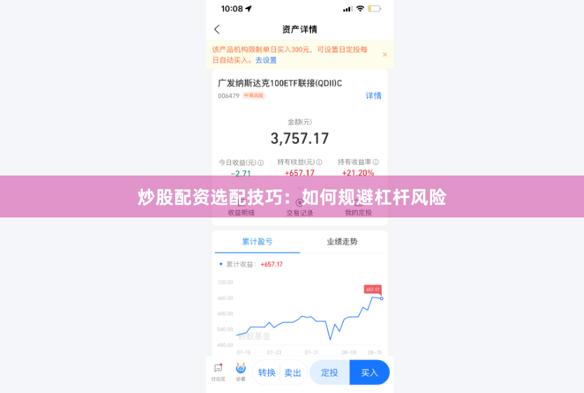 炒股配资选配技巧：如何规避杠杆风险